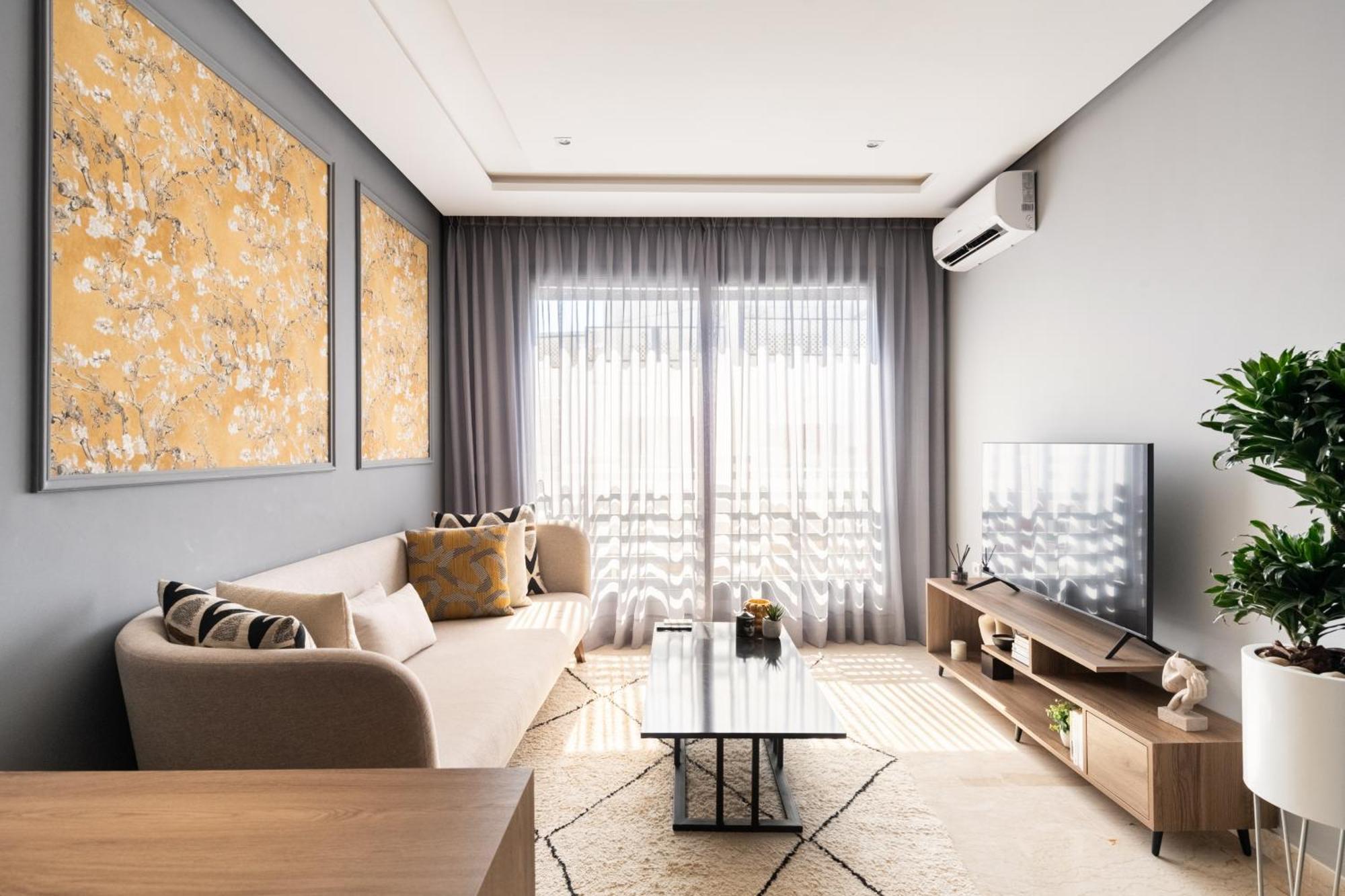 Apartamento The Twenty-six Palmier By Ib Signature - Design 1bedroom With Wifi, Parking, Self Check-in, 24 X7 Security - View With Terrace - Walk To Cafes! Centre, Tram Casa Blanca